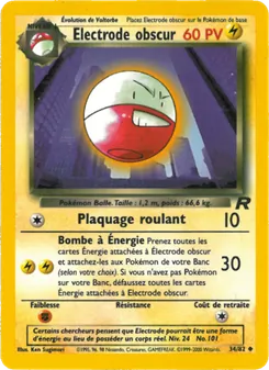 Electrode obscur, Team Rocket, n° 34