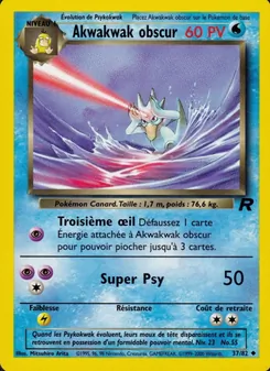Akwakwak obscur, Team Rocket, n° 37