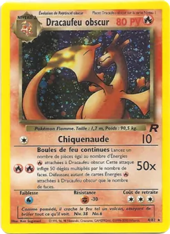 Dracaufeu obscur, Team Rocket, n° 4