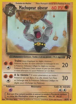 Machopeur obscur, Team Rocket, n° 40