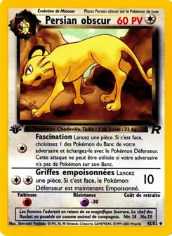 Persian obscur, Team Rocket, n° 42