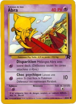 Abra, Team Rocket, n° 49