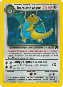 Dracolosse obscur, Team Rocket, n° 5