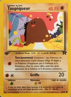 Taupiqueur, Team Rocket, n° 52