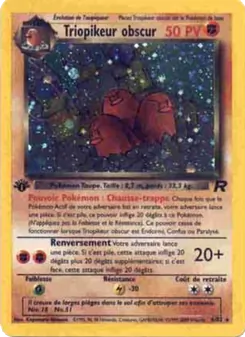 Triopikeur obscur, Team Rocket, n° 6