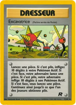 Excavatrice, Team Rocket, n° 75