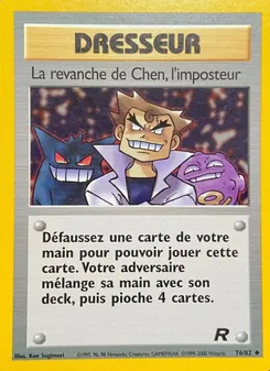 La revanche de Chen, l'imposteur, Team Rocket, n° 76