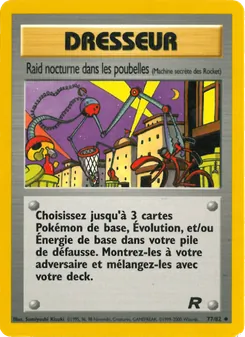 Raid nocturne dans les poubelles, Team Rocket, n° 77