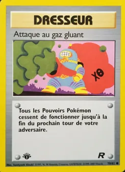 Attaque au gaz gluant, Team Rocket, n° 78