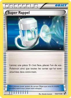 Super Rappel, Noir & Blanc, n° 103