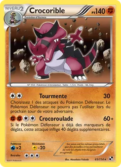 Crocorible, Noir & Blanc, n° 65