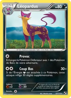 Léopardus, Noir & Blanc, n° 67
