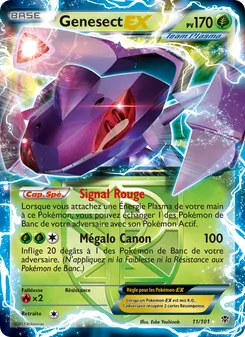 Genesect EX, Explosion Plasma, n° 11