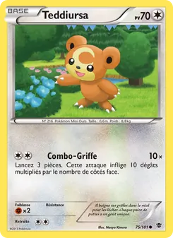 Teddiursa, Explosion Plasma, n° 75