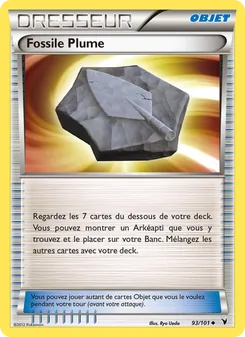 Fossile Plume, Nobles Victoires, n° 93