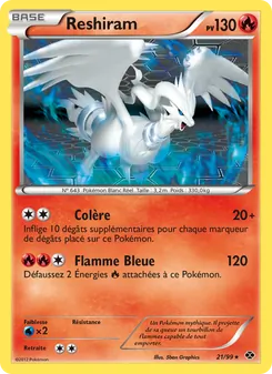 Reshiram, Destinées Futures, n° 21