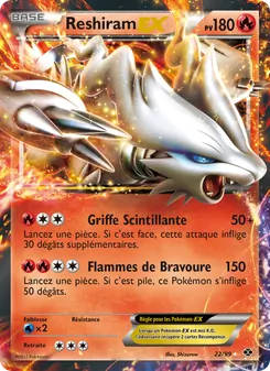 Reshiram-EX, Destinées Futures, n° 22