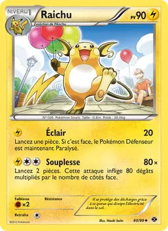 Raichu, Destinées Futures, n° 40