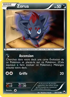 Zorua, Explorateurs Obscurs, n° 69
