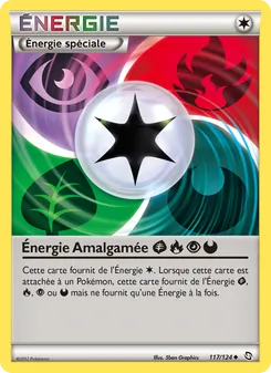 Énergie Amalgamée GrassFirePsychicDarkness, Dragons Éxaltés, n° 117