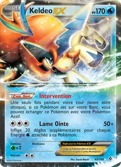 Keldeo EX, Frontières Franchies, n° 49