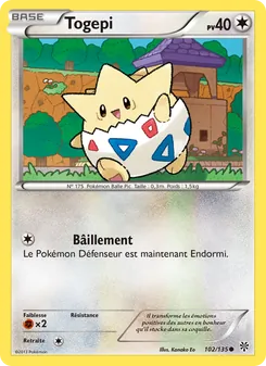 Togepi, Tempète Plasma, n° 102