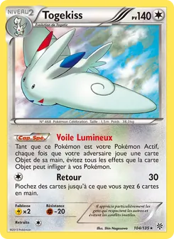 Togekiss, Tempète Plasma, n° 104