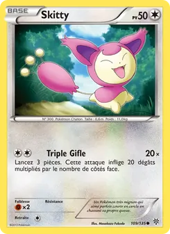 Skitty, Tempète Plasma, n° 109