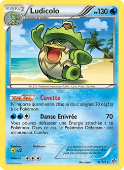 Ludicolo, Tempète Plasma, n° 31