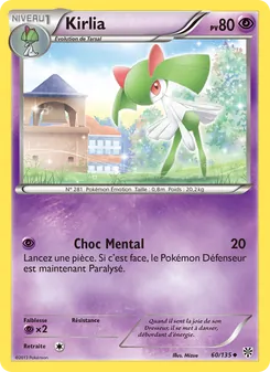 Kirlia, Tempète Plasma, n° 60