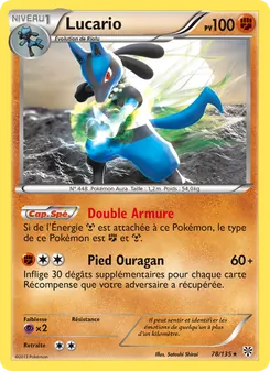 Lucario, Tempète Plasma, n° 78