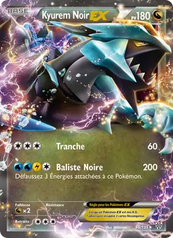 Kyurem Noir-EX, Tempète Plasma, n° 95