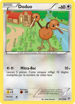 Doduo, Tempète Plasma, n° 99