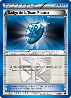 Badge de la Team Plasma, Glaciation Plasma, n° 104