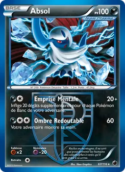 Absol, Glaciation Plasma, n° 67