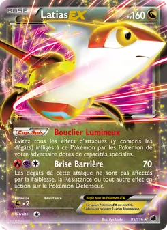Latias-EX, Glaciation Plasma, n° 85