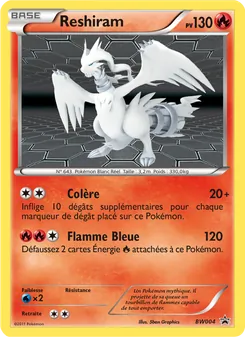 Reshiram, Promo BW, n° BW04
