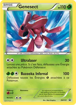 Genesect, Promo BW, n° BW101