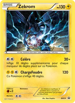 Zekrom, Promo BW, n° BW24