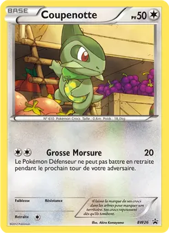 Coupenotte, Promo BW, n° BW26