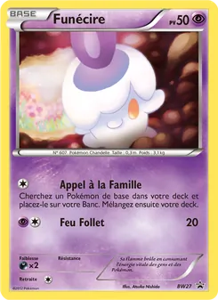 Funécire, Promo BW, n° BW27
