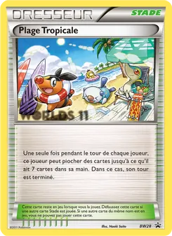 Plage Tropicale, Promo BW, n° BW28