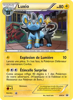 Luxio, Promo BW, n° BW34