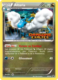 Altaria, Promo BW, n° BW48