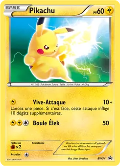 Pikachu, Promo BW, n° BW54