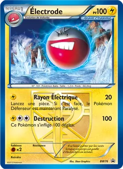 Électrode, Promo BW, n° BW76