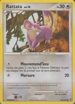 Rattata, Merveilles Secrètes, n° 103