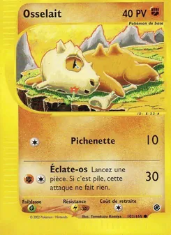 Osselait, Expedition, n° 103