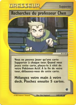 Recherches du professeur Chen, Expedition, n° 149