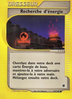 Recherche d'énergie, Expedition, n° 153